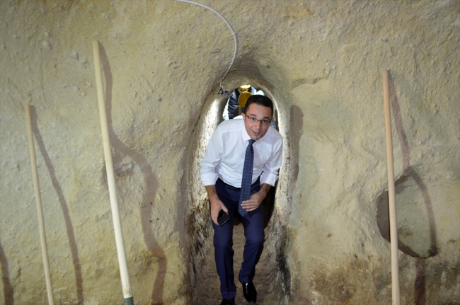 Yozgat'ta bulunan 8 odalı yer altı şehri turizme kazandırılacak